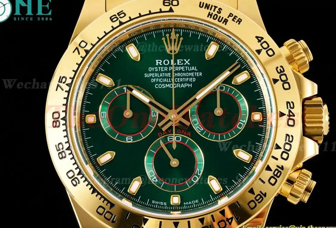 Daytona 116508 YG YG Green Dial 904L BTF SA4130