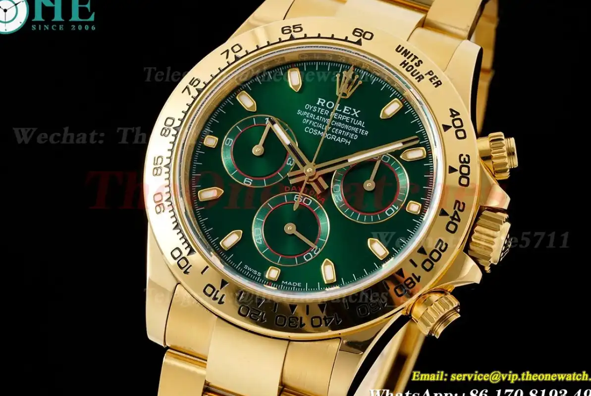 Daytona 116508 YG YG Green Dial 904L BTF SA4130