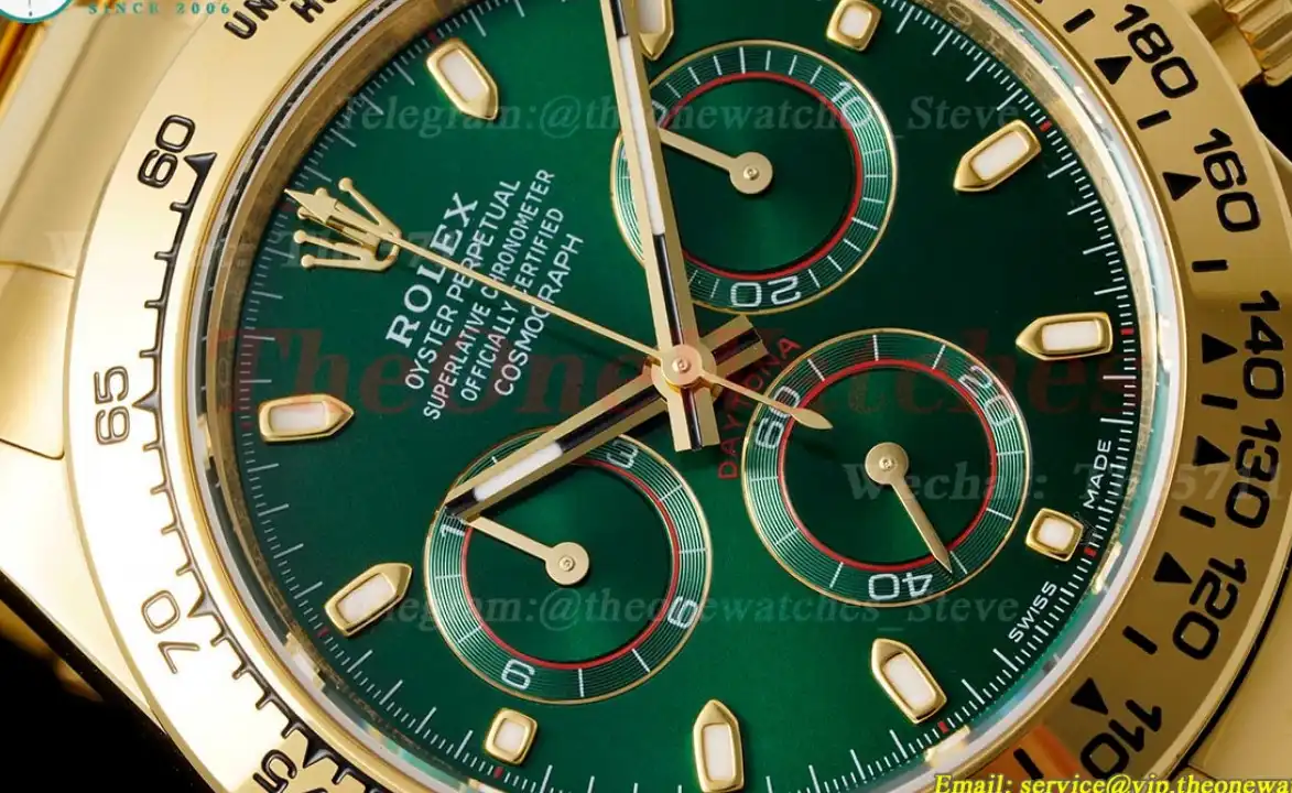 Daytona 116508 YG YG Green Dial 904L BTF SA4130