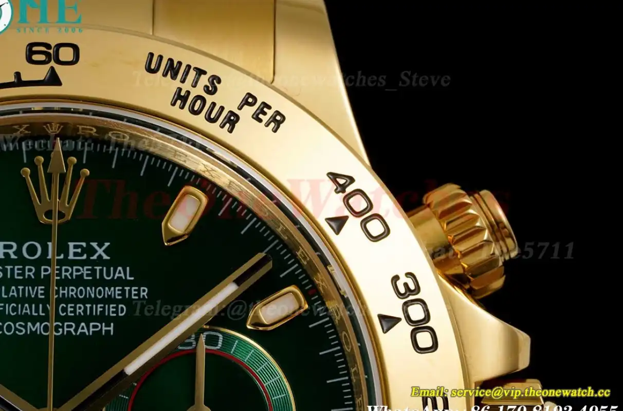 Daytona 116508 YG YG Green Dial 904L BTF SA4130