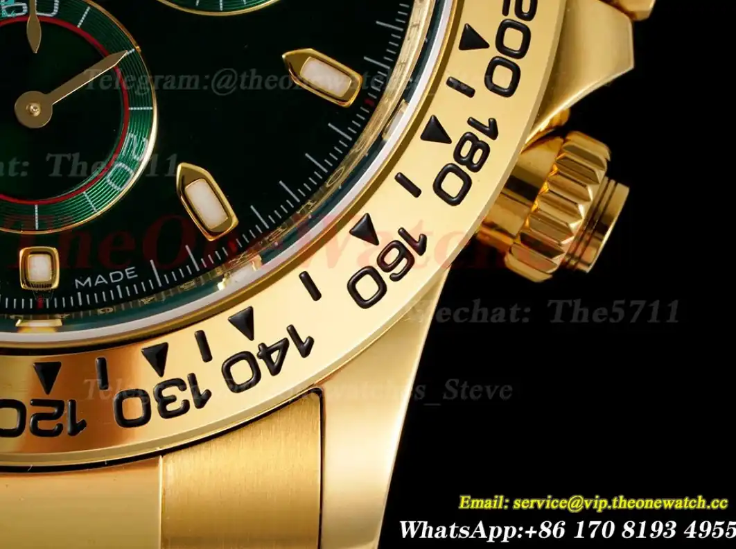 Daytona 116508 YG YG Green Dial 904L BTF SA4130