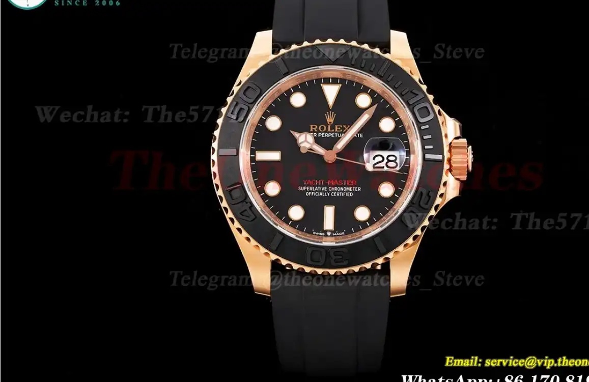 Yacht-Master 126655 40mm RG RU Black Dot C+S VR3235