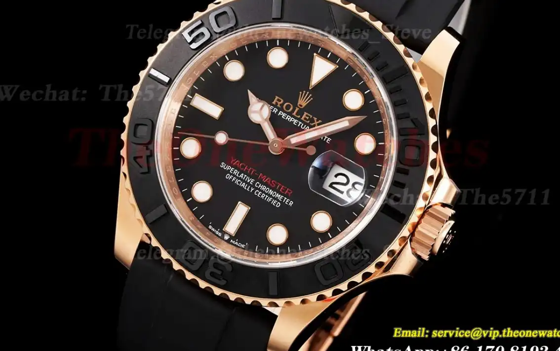 Yacht-Master 126655 40mm RG RU Black Dot C+S VR3235