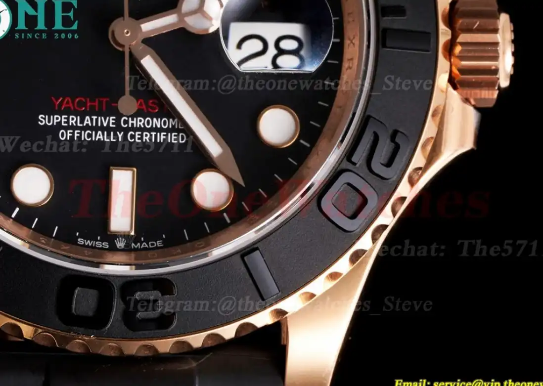 Yacht-Master 126655 40mm RG RU Black Dot C+S VR3235