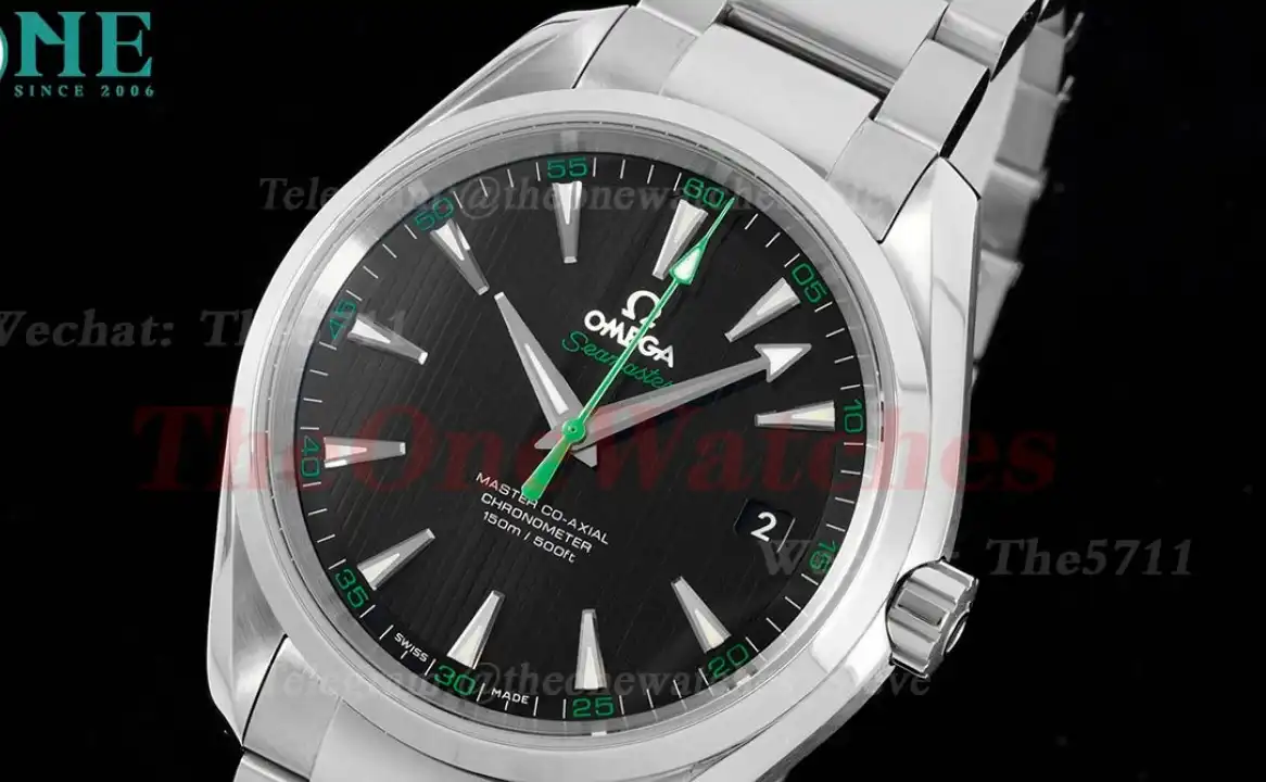 Aqua Terra 150m 41mm SS SS Black Green VSF A8500 Super Clone