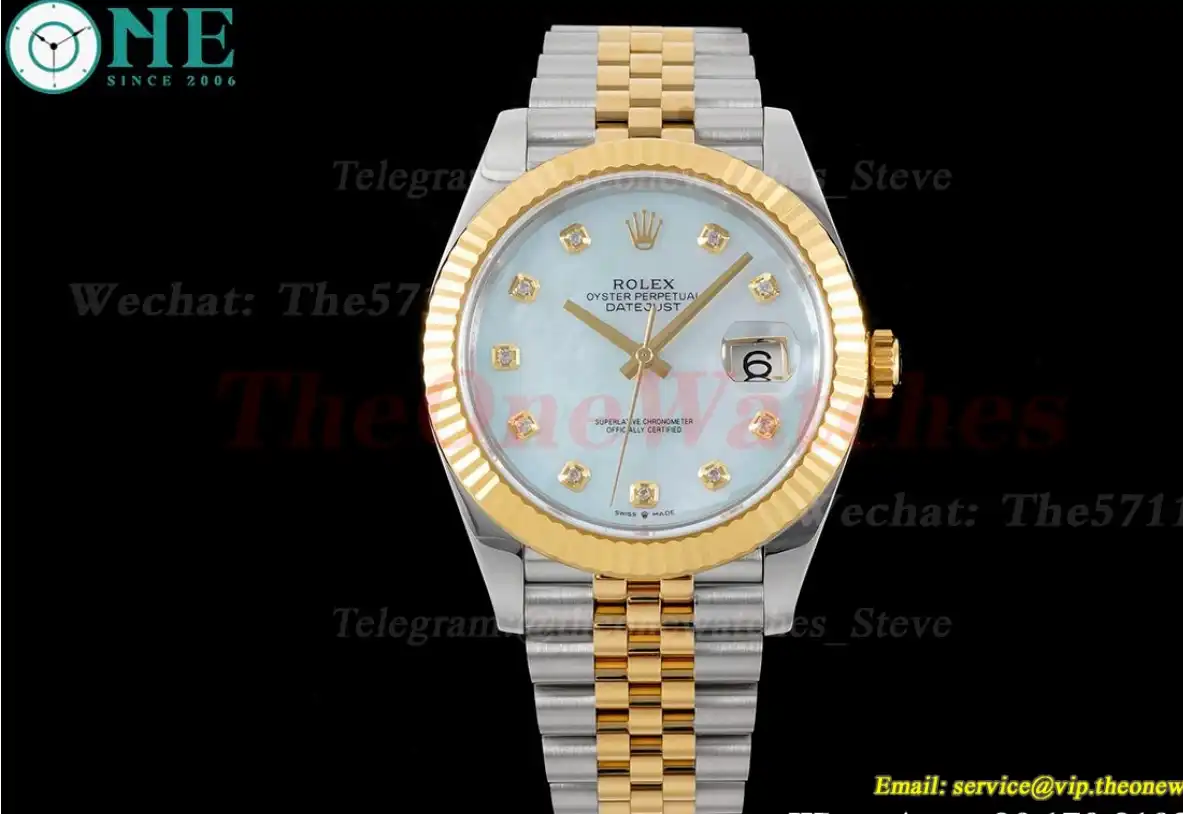 Datejust 126333 41mm Jubilee Flt 904L SS YG Mop Dial King VR3235