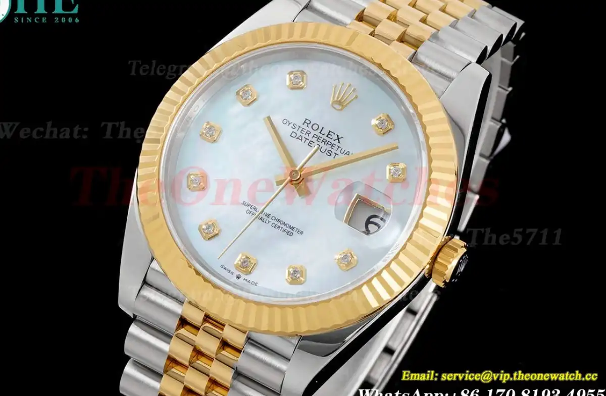 Datejust 126333 41mm Jubilee Flt 904L SS YG Mop Dial King VR3235