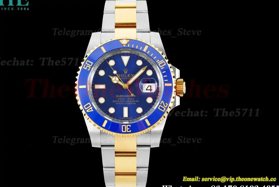 Submariner 116613LB Bluesy 40mm 904L YG SS Blue Dial Clean VS3135