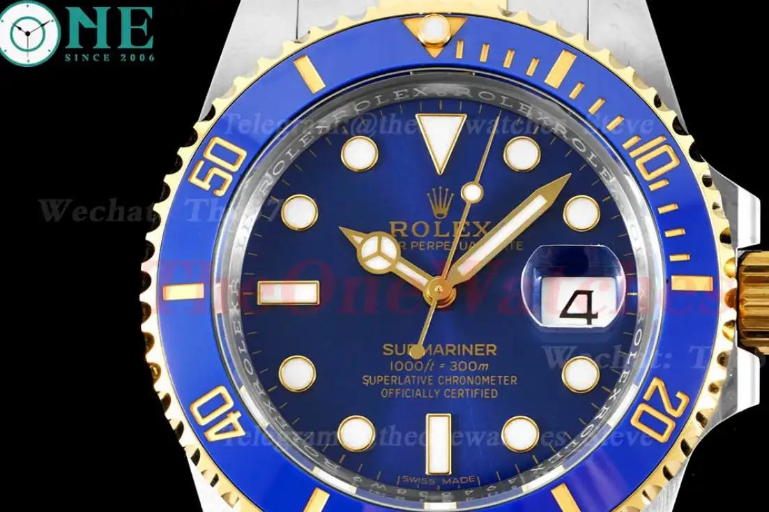 Submariner 116613LB Bluesy 40mm 904L YG SS Blue Dial Clean VS3135