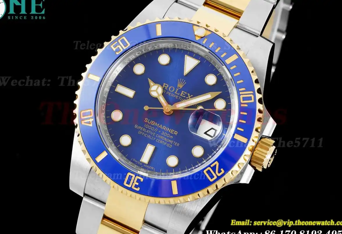 Submariner 116613LB Bluesy 40mm 904L YG SS Blue Dial Clean VS3135