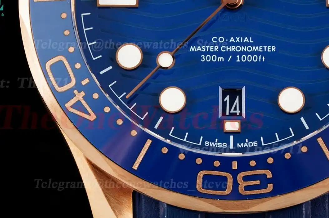 Seamaster 300m 42mm RG RU Blue Dial VSF A8801