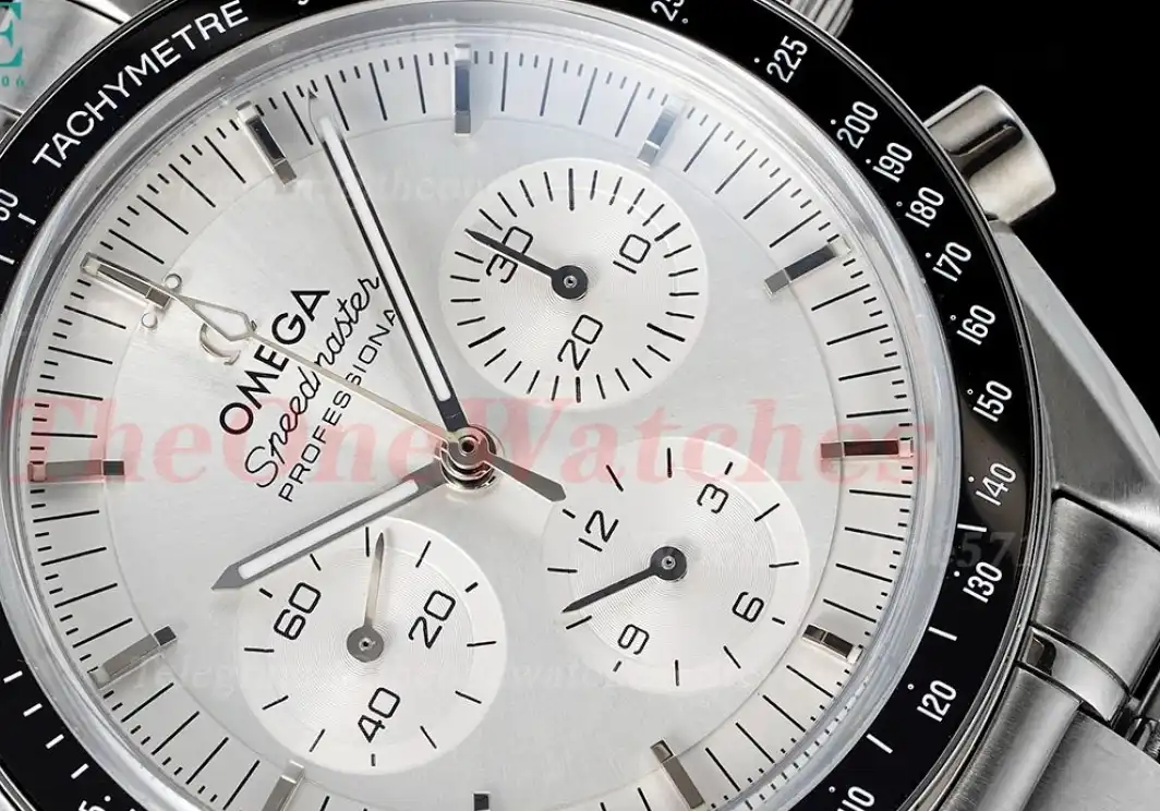 Speedmaster 41mm SS SS White Dial RMF A7750 Mod