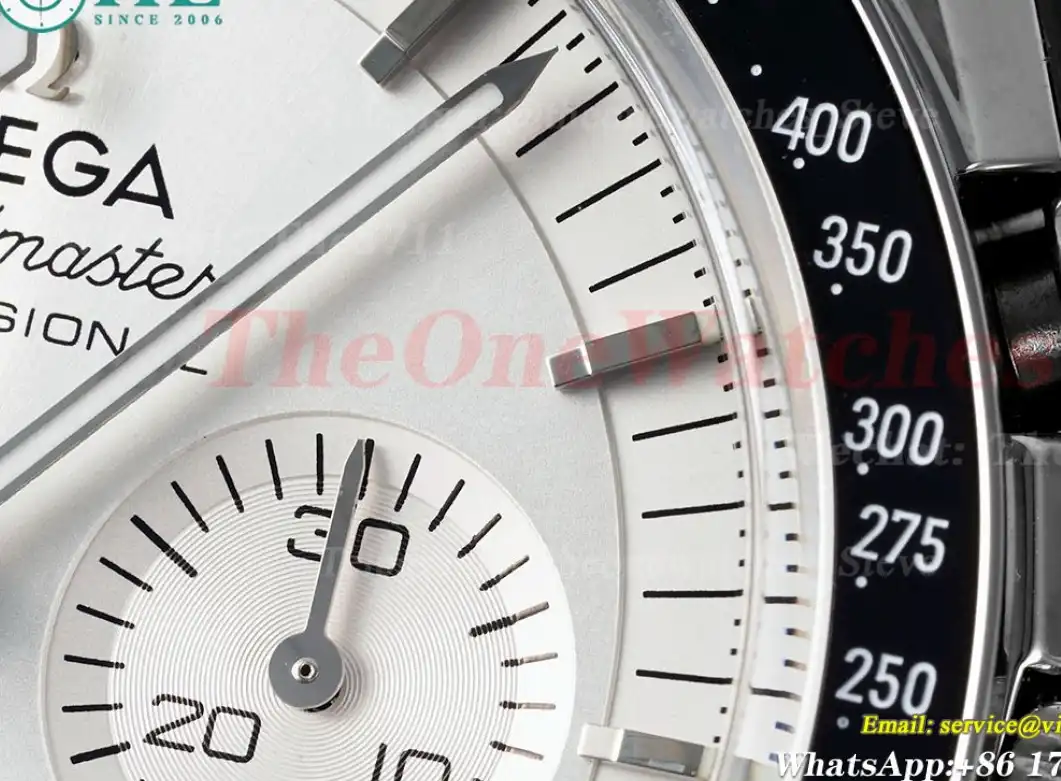 Speedmaster 41mm SS SS White Dial RMF A7750 Mod