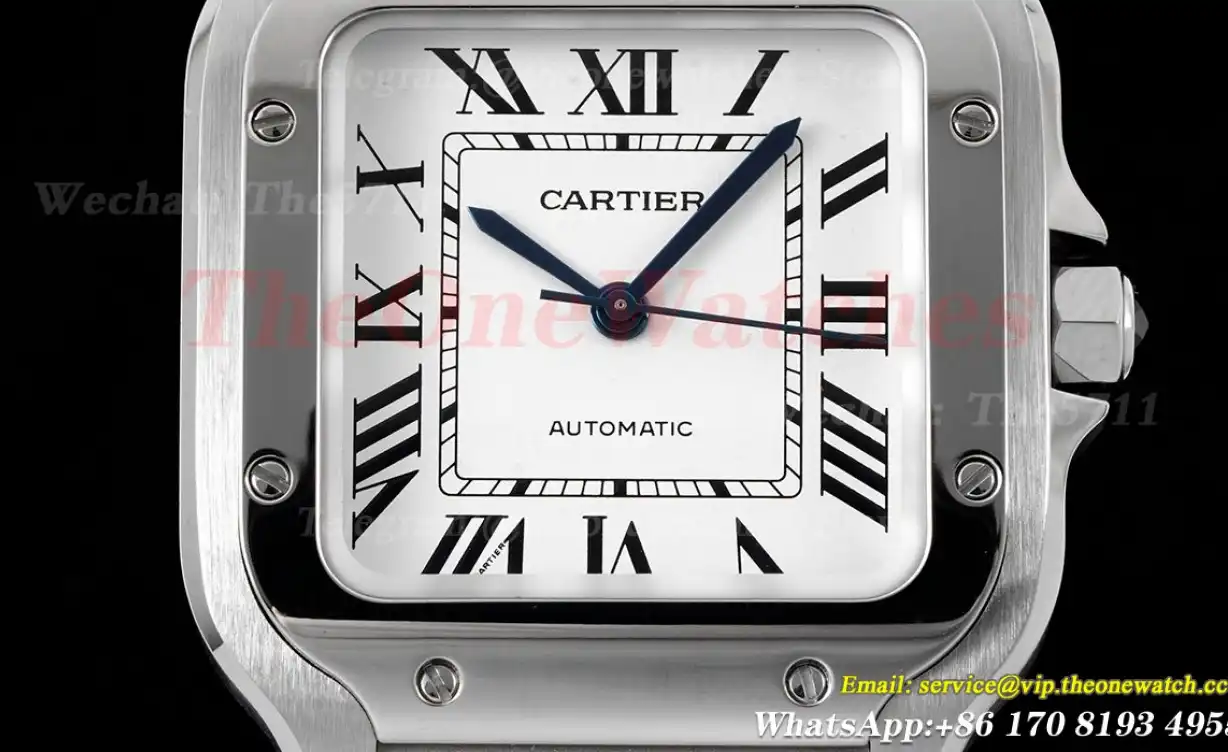 Santos De Cartier 35mm SS SS White Dial BVF MY9039