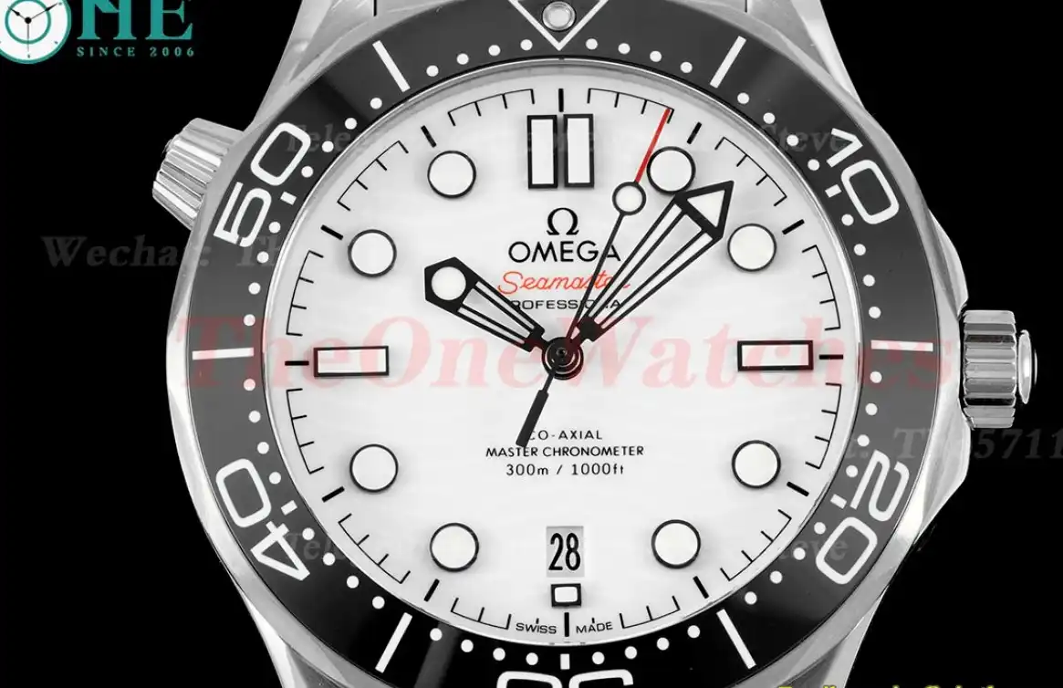 Seamaster 300m 42mm SS SS White VSF V2 A8800