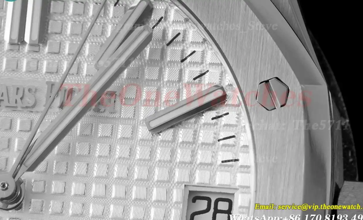 Royal Oak 15510 SS SS White Stk APSF A4302 Super Clone