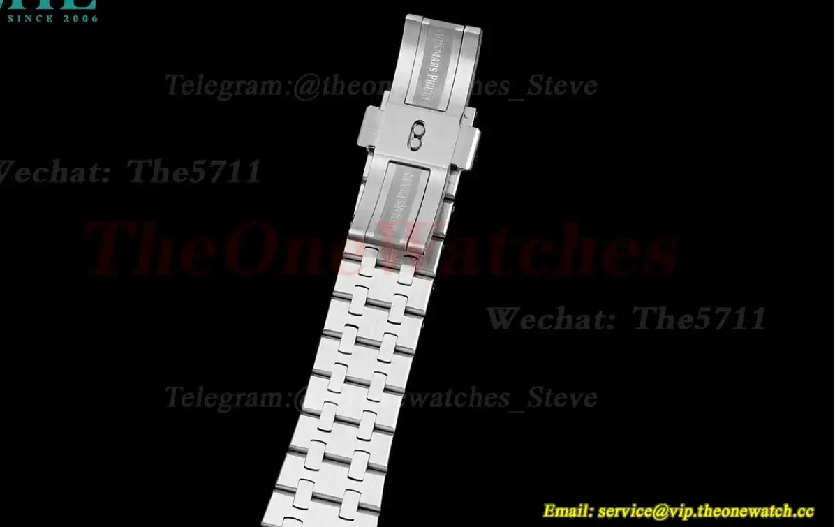 Royal Oak 15450 SS SS White Stk APSF SA3120 Super Clone