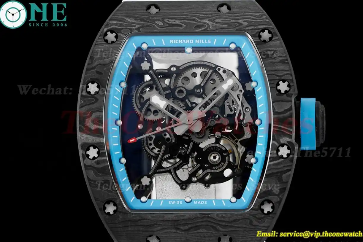 RM055 Real NTPT Skeleton Blue Dial RMF RMUL2