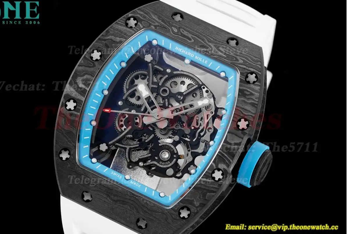 RM055 Real NTPT Skeleton Blue Dial RMF RMUL2