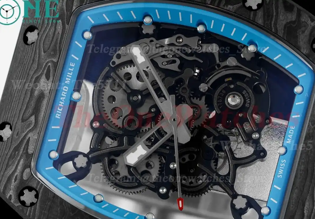 RM055 Real NTPT Skeleton Blue Dial RMF RMUL2