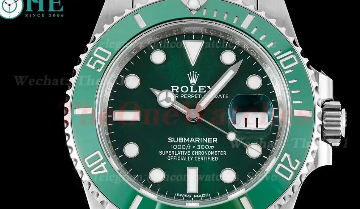 Submariner 116610LV Hulk 40mm SS SS Green Dial VSF VS3135