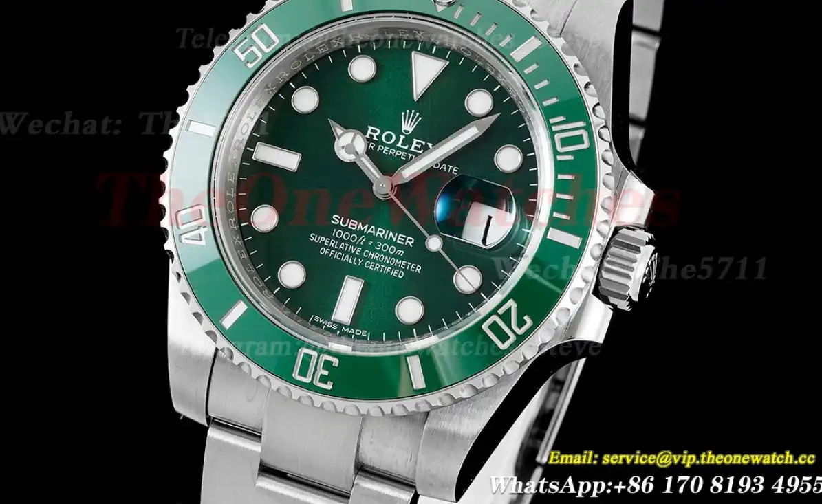 Submariner 116610LV Hulk 40mm SS SS Green Dial VSF VS3135