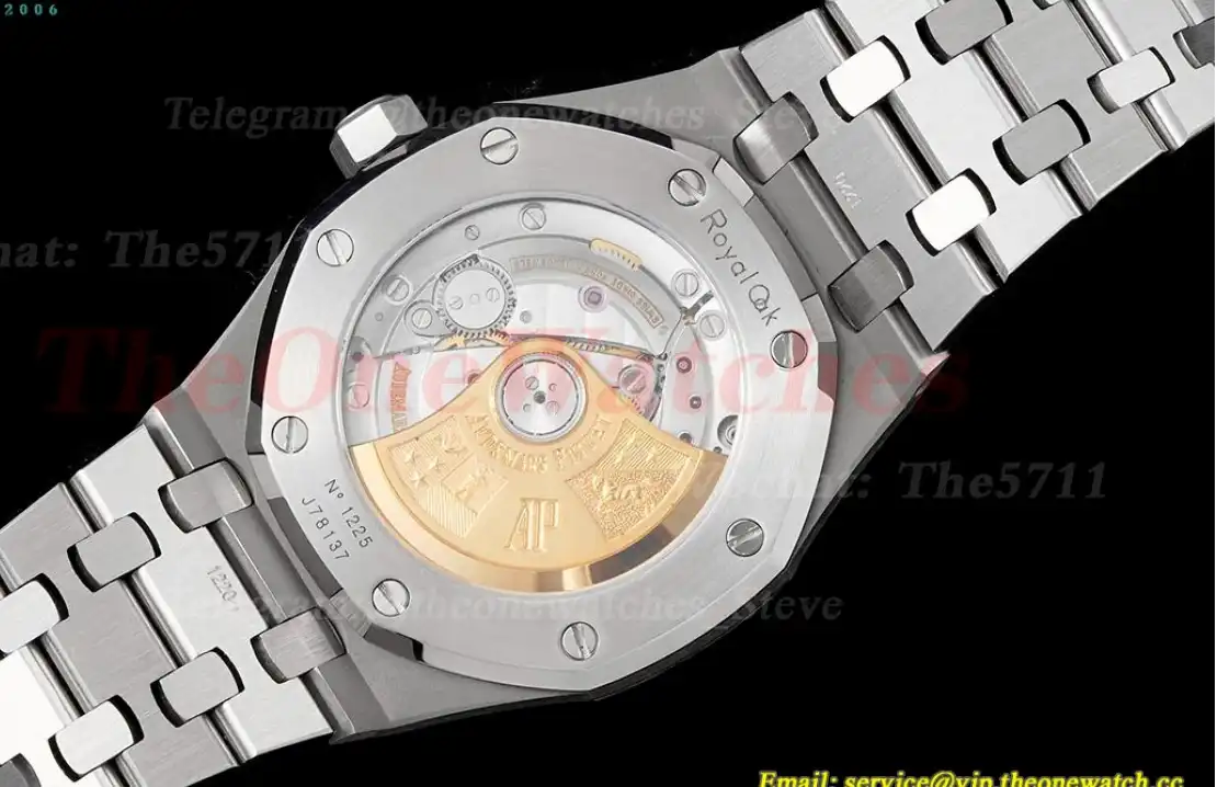 Royal Oak 15450 SS SS White Stk APSF SA3120 Super Clone