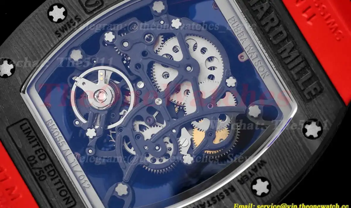 RM055 Real NTPT Skeleton Red Dial RMF RMUL2