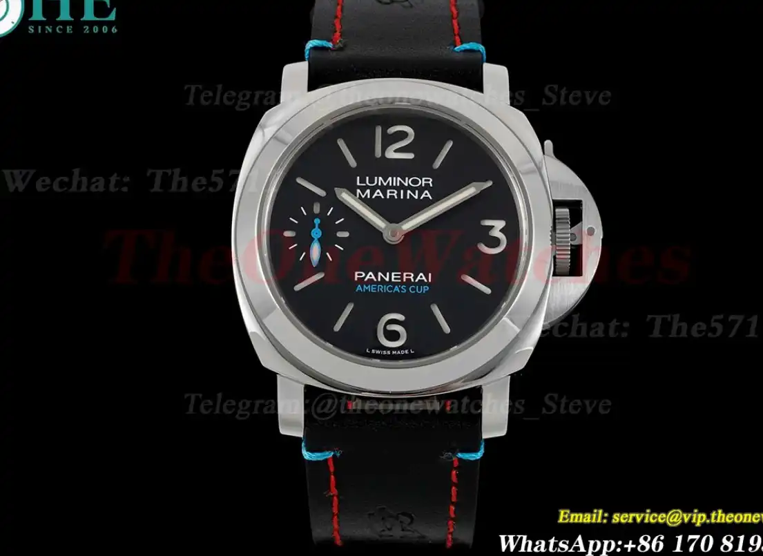 PAM724 Luminor Marina Oracle Team USA 8 Days 44mm Black Dial SS LE HWF A6497