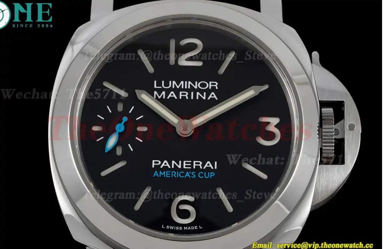 PAM724 Luminor Marina Oracle Team USA 8 Days 44mm Black Dial SS LE HWF A6497