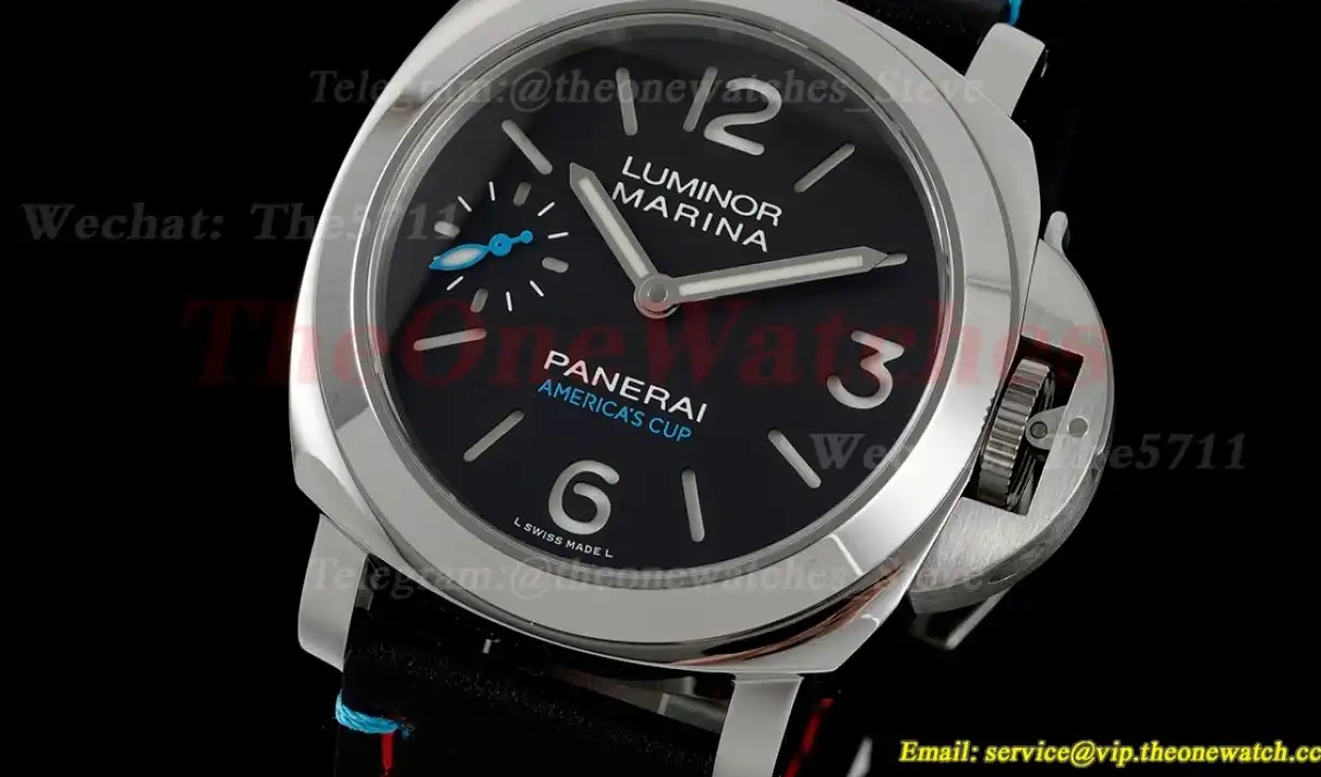 PAM724 Luminor Marina Oracle Team USA 8 Days 44mm Black Dial SS LE HWF A6497