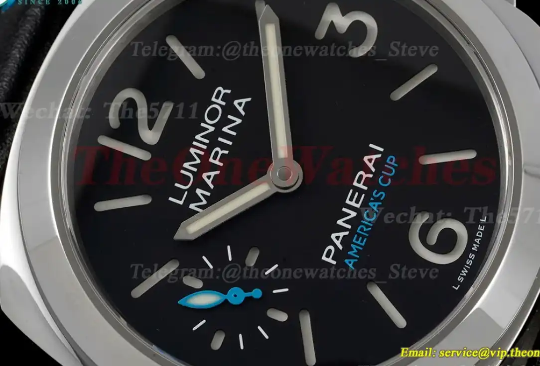 PAM724 Luminor Marina Oracle Team USA 8 Days 44mm Black Dial SS LE HWF A6497