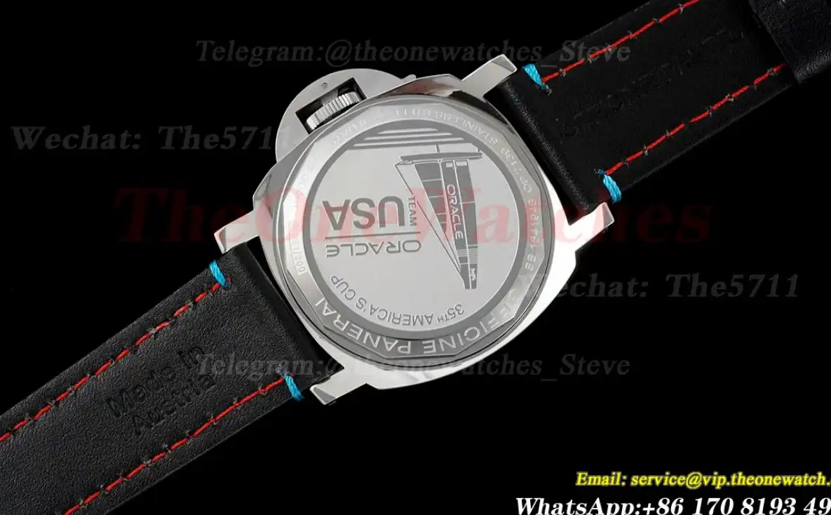 PAM724 Luminor Marina Oracle Team USA 8 Days 44mm Black Dial SS LE HWF A6497