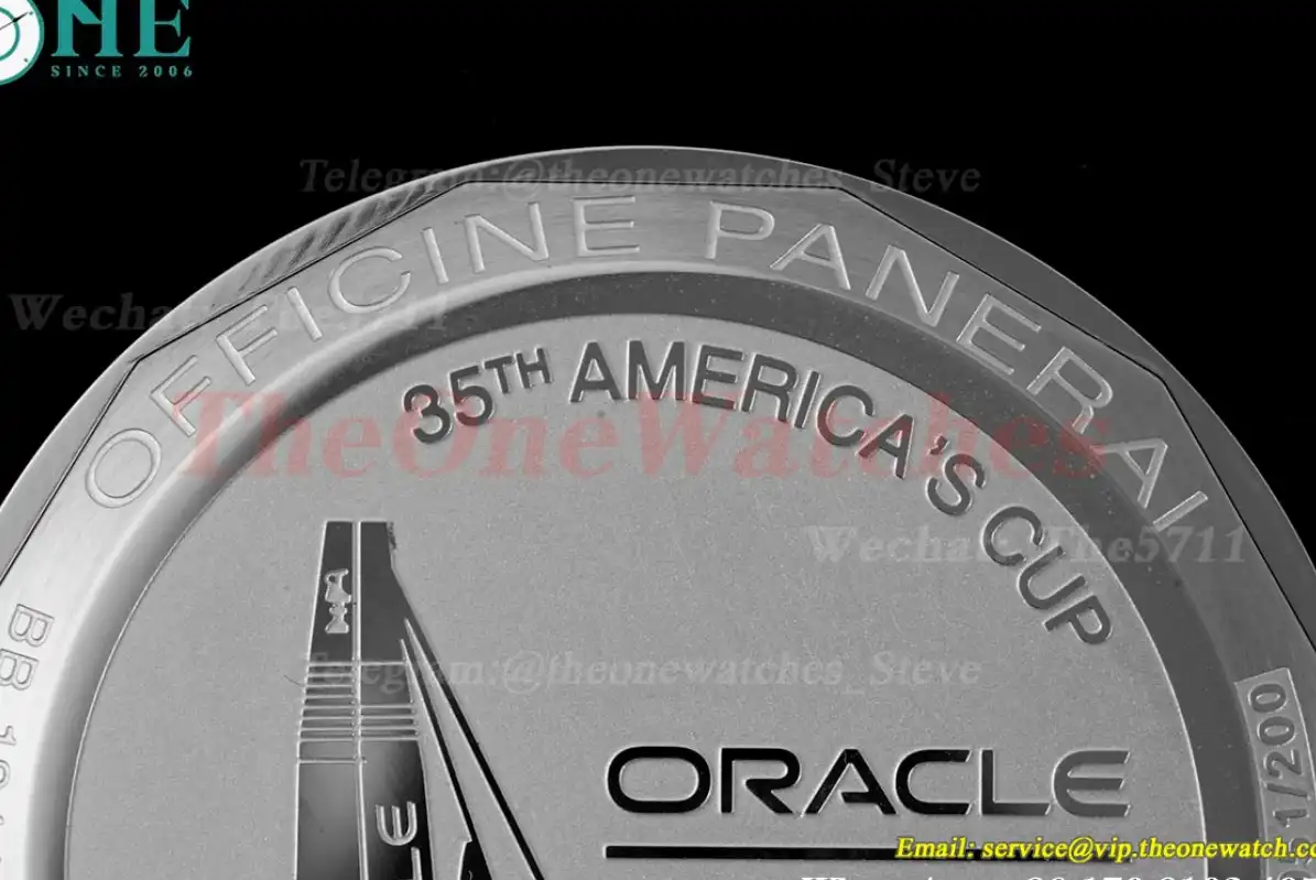 PAM724 Luminor Marina Oracle Team USA 8 Days 44mm Black Dial SS LE HWF A6497