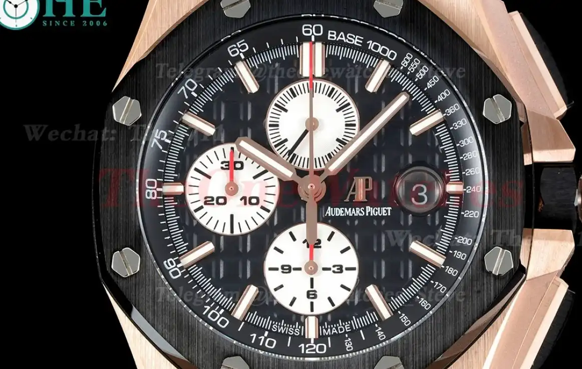 Royal Oak Offshore 44mm RG RU Black Stk APF A3126