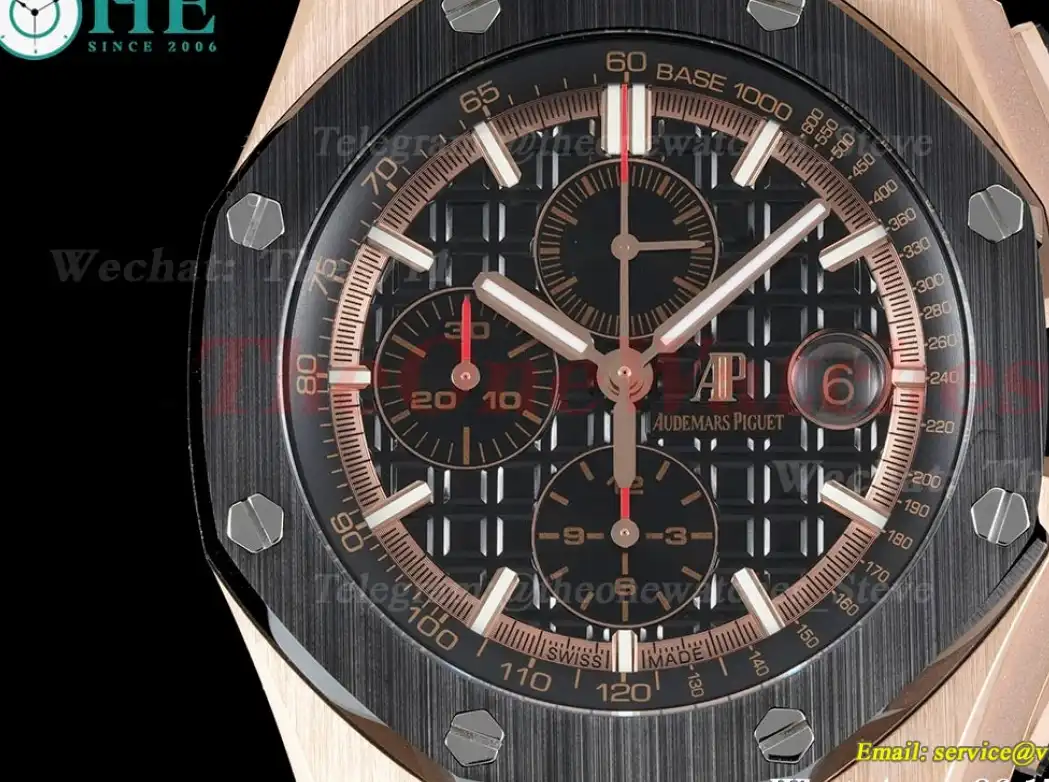 Royal Oak Offshore 44mm RG RU Black Stk APF A3126