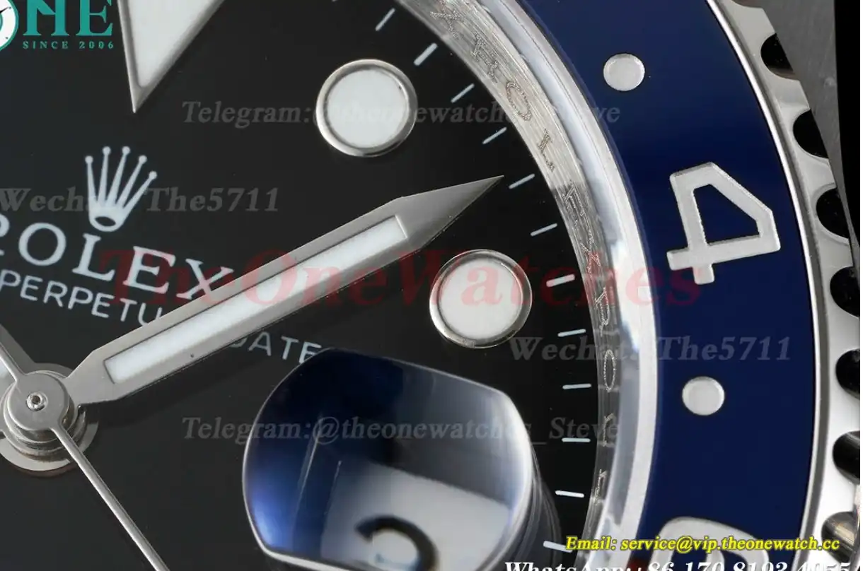 GMT Master II 126710 BLRO Red Blue Ceramic 904L Steel APSF Black Dial VR3285