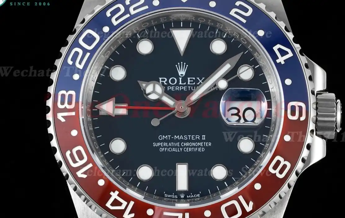 GMT Master II 126719 BLRO Red Blue Ceramic 904L Steel APSF Blue Dial VR3285