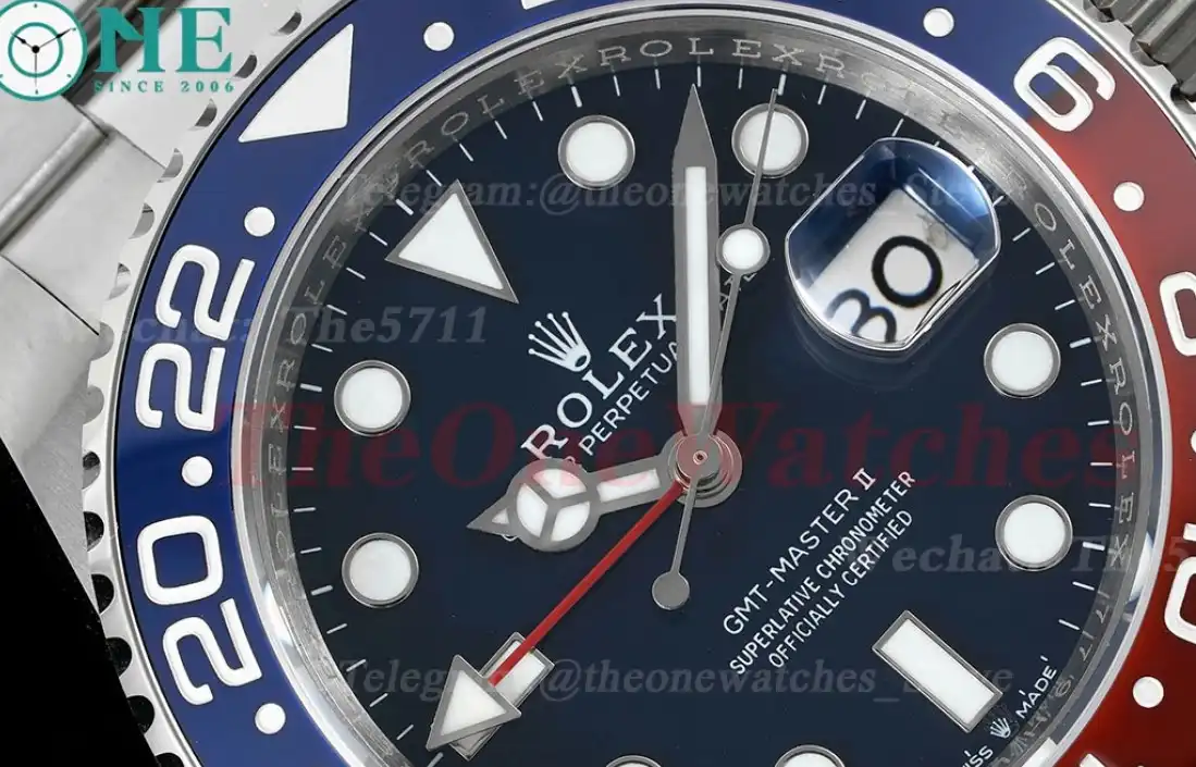 GMT Master II 126719 BLRO Red Blue Ceramic 904L Steel APSF Blue Dial VR3285