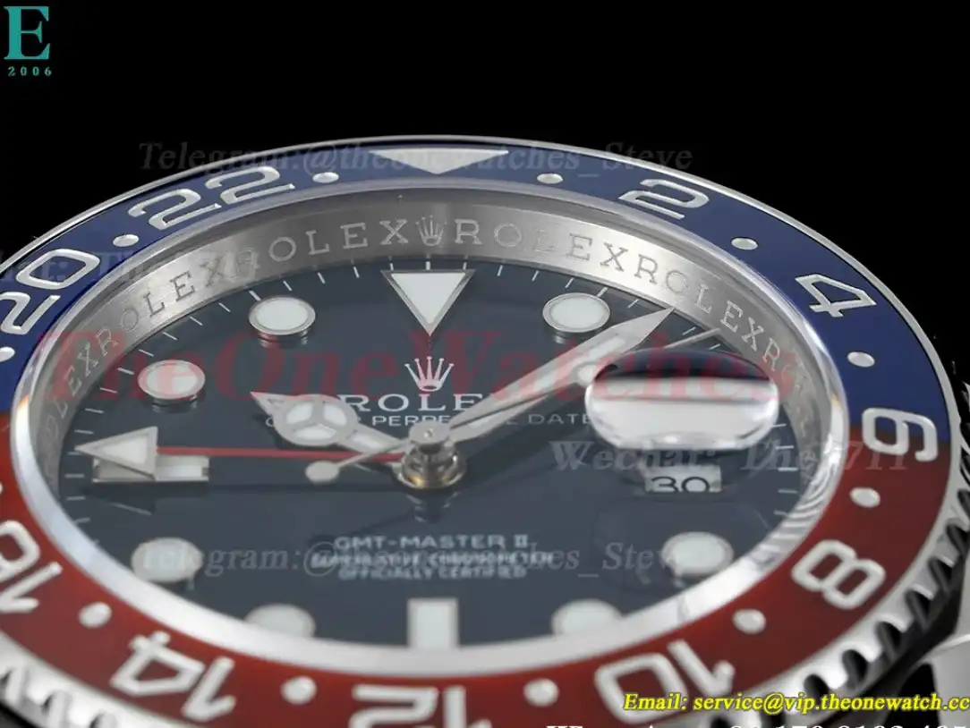 GMT Master II 126719 BLRO Red Blue Ceramic 904L Steel APSF Blue Dial VR3285