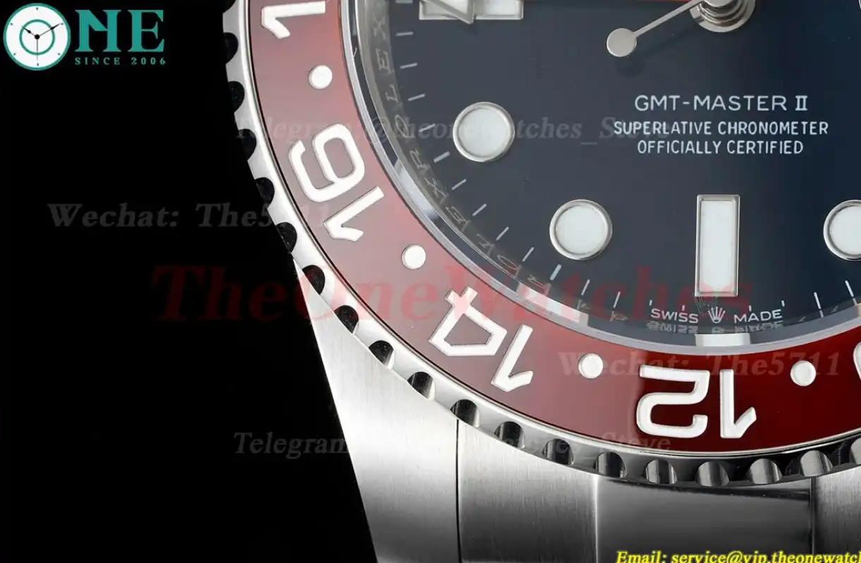 GMT Master II 126719 BLRO Red Blue Ceramic 904L Steel APSF Blue Dial VR3285