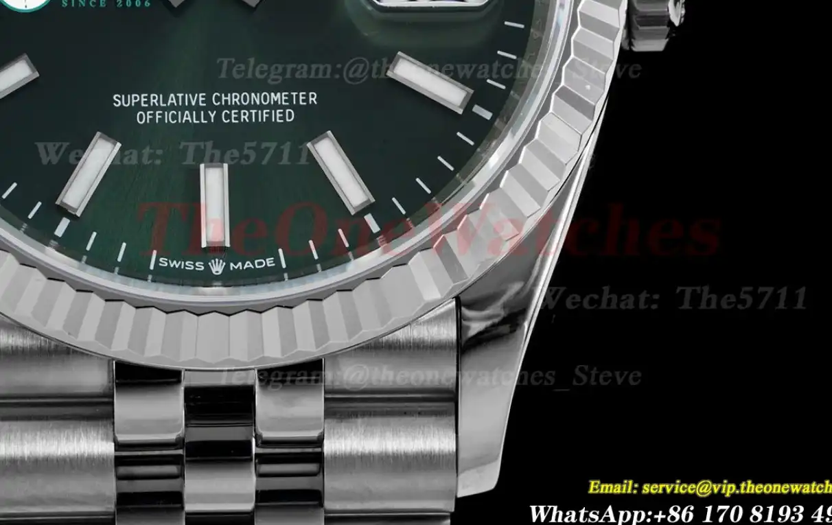 Datejust 126234 36mm Jub SS SS Green Stk VSF VS3235