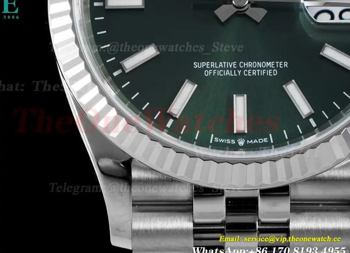 Datejust 126234 36mm Jub SS SS Green Stk VSF VS3235