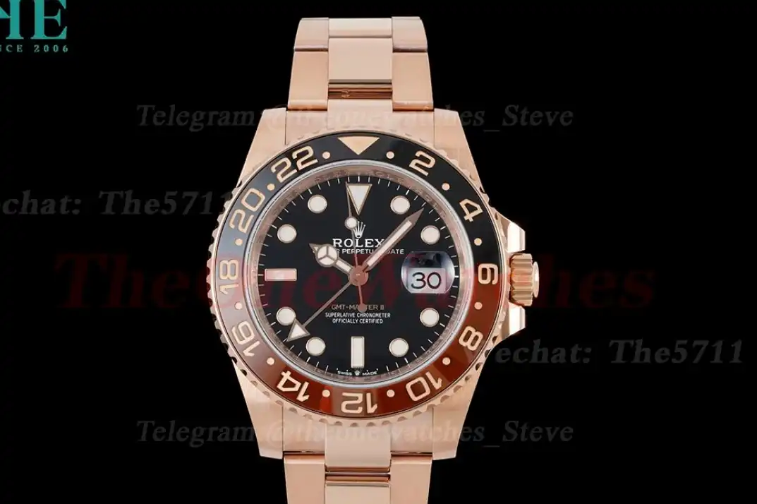 GMT Master II 126715 Rootbeer RG RG Black Dial ARF VR3285