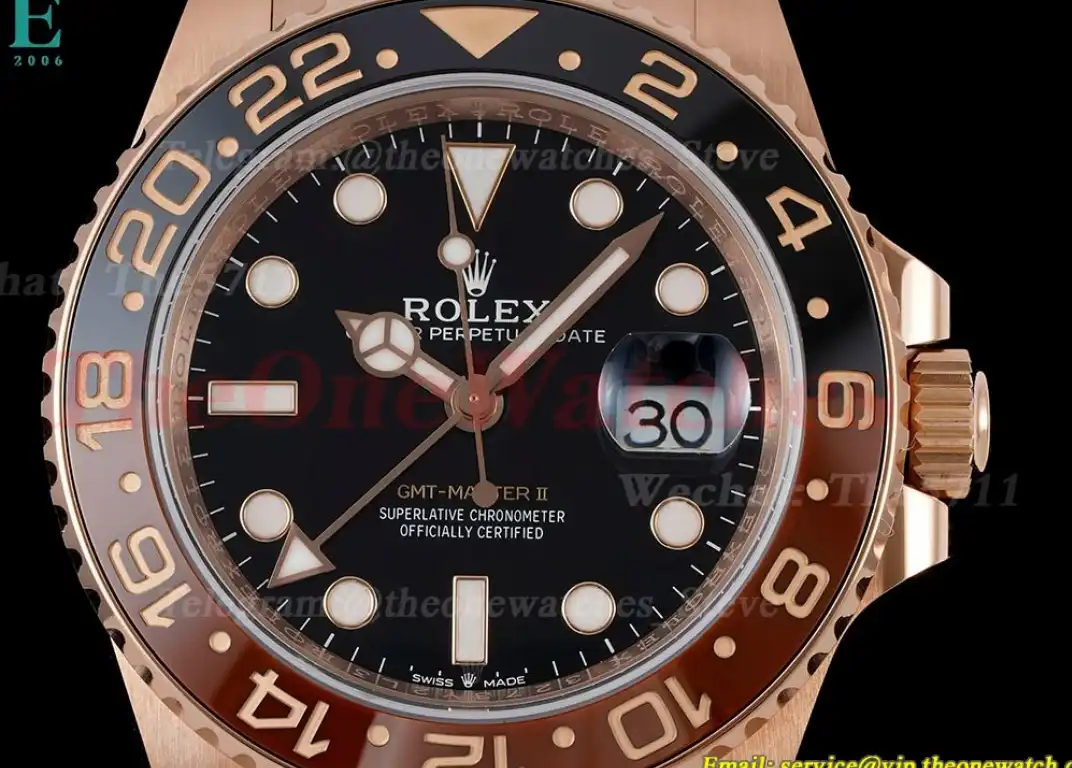 GMT Master II 126715 Rootbeer RG RG Black Dial ARF VR3285