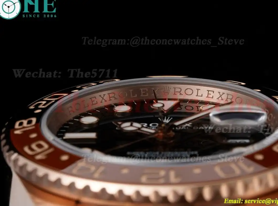 GMT Master II 126715 Rootbeer RG RG Black Dial ARF VR3285