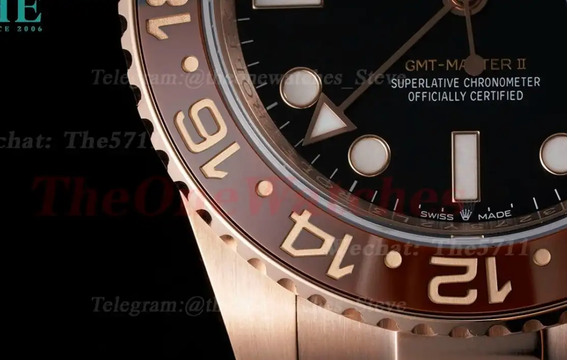 GMT Master II 126715 Rootbeer RG RG Black Dial ARF VR3285