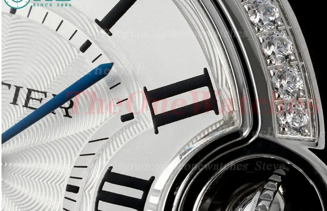 Ballon Bleu De Cartier 33mm Dia SS SS White Dial AF Quartz