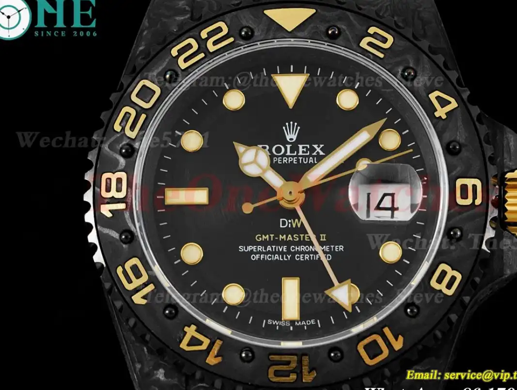 Rolex - GMT Master II DIW 40mm Num FC NY Black Dot DIWF A3285