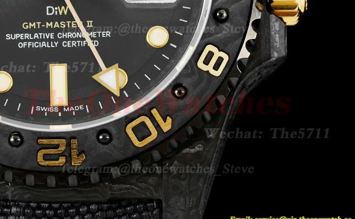 Rolex - GMT Master II DIW 40mm Num FC NY Black Dot DIWF A3285